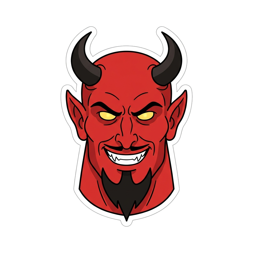Türsteher Satan Kopf